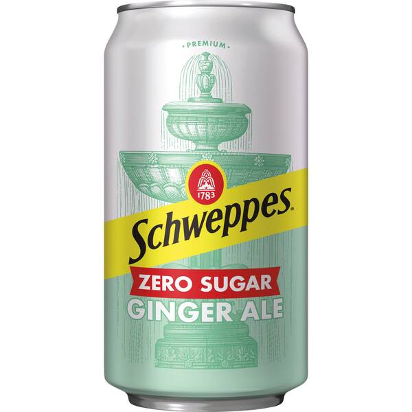 Schweppes Zero Sugar Ginger Ale Image Of Schweppes Zero Sugar Ginger Ale SKU: 89057
