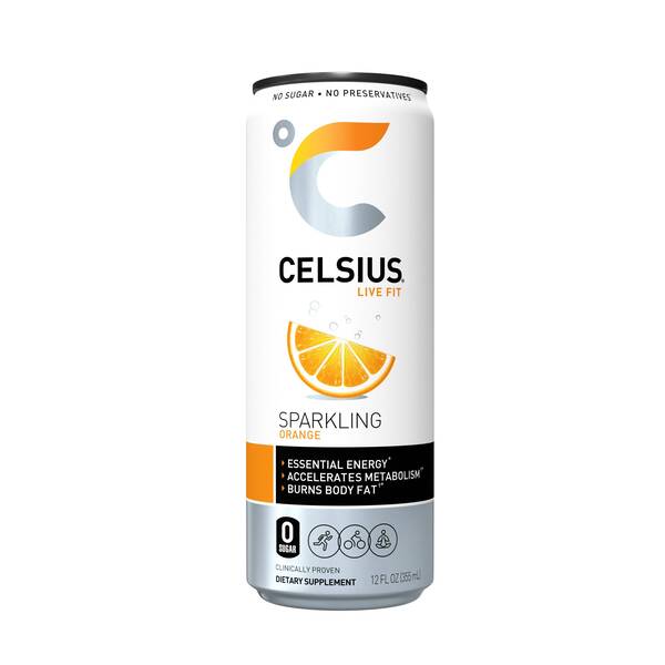 CELSIUS Sparkling Orange (6/4 Packs) Image Of CELSIUS Sparkling Orange (6/4 Packs) SKU: 320096