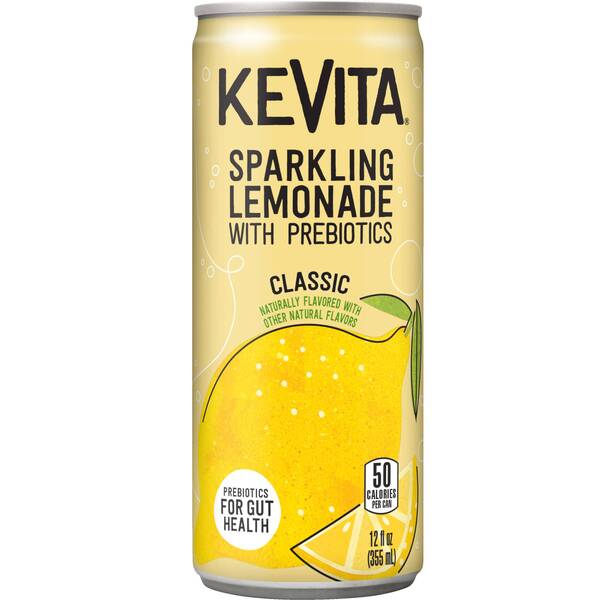 KeVita Sparkling Probiotic Lemonade Classic Image Of KeVita Sparkling Probiotic Lemonade Classic SKU: 322840