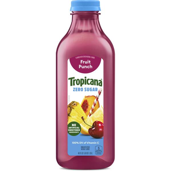 Tropicana Fruit Punch Zero Sugar Image Of Tropicana Fruit Punch Zero Sugar SKU: 324131