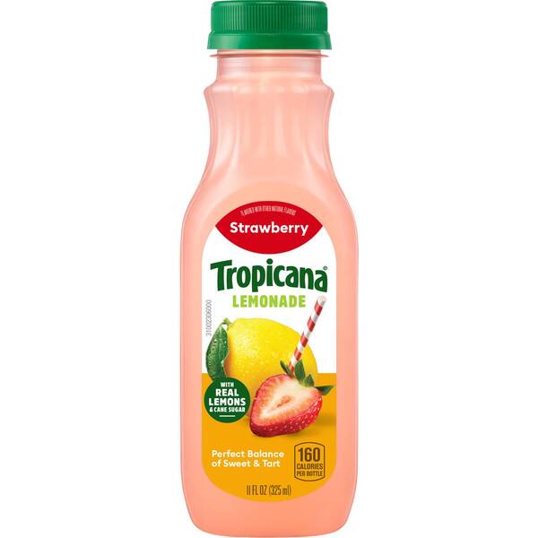 Tropicana Strawberry Lemonade Image Of Tropicana Strawberry Lemonade SKU: 325681