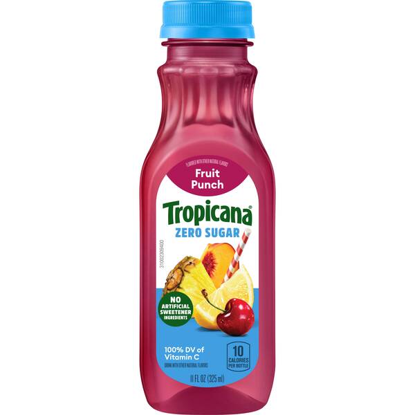 Tropicana Fruit Punch Zero Sugar Image Of Tropicana Fruit Punch Zero Sugar SKU: 325678