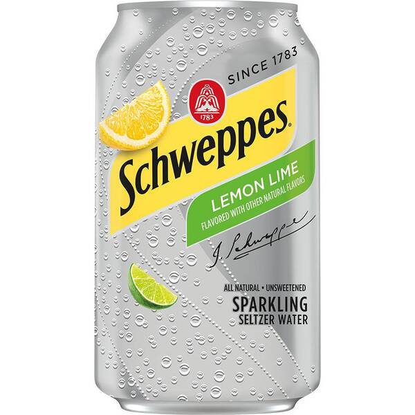 Schweppes Lemon Lime Sparkling Water (2/12 Packs) Image Of Schweppes Lemon Lime Sparkling Water (2/12 Packs) SKU: 137647
