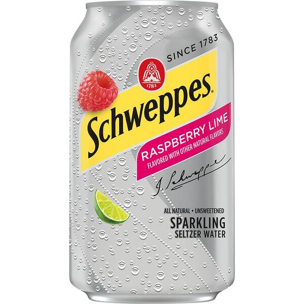Schweppes Raspberry Lime Sparkling (2/12 Packs) Image Of Schweppes Raspberry Lime Sparkling (2/12 Packs) SKU: 142247