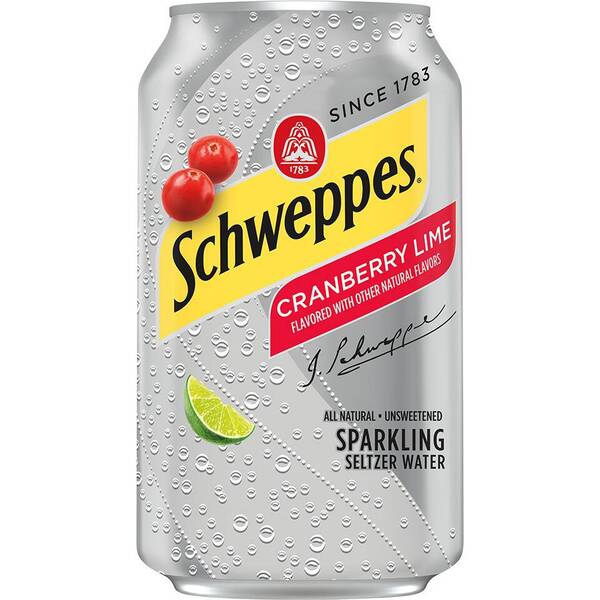 Schweppes Cranberry Lime Seltzer (2/12 Packs) Image Of Schweppes Cranberry Lime Seltzer (2/12 Packs) SKU: 148503
